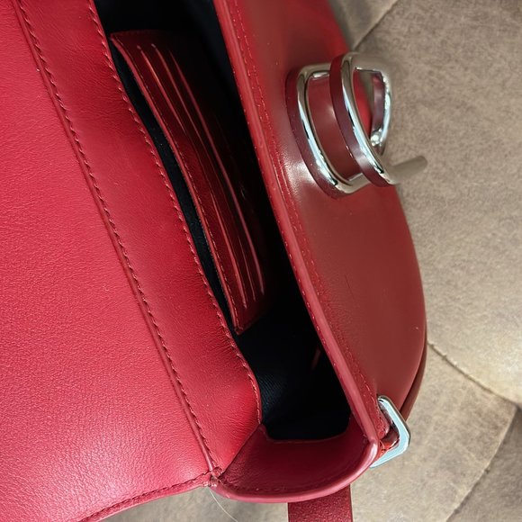 3.1 Phillip Lim - Alix Mini Saddle Crossbody Bag (Red) - Picture 3 of 3